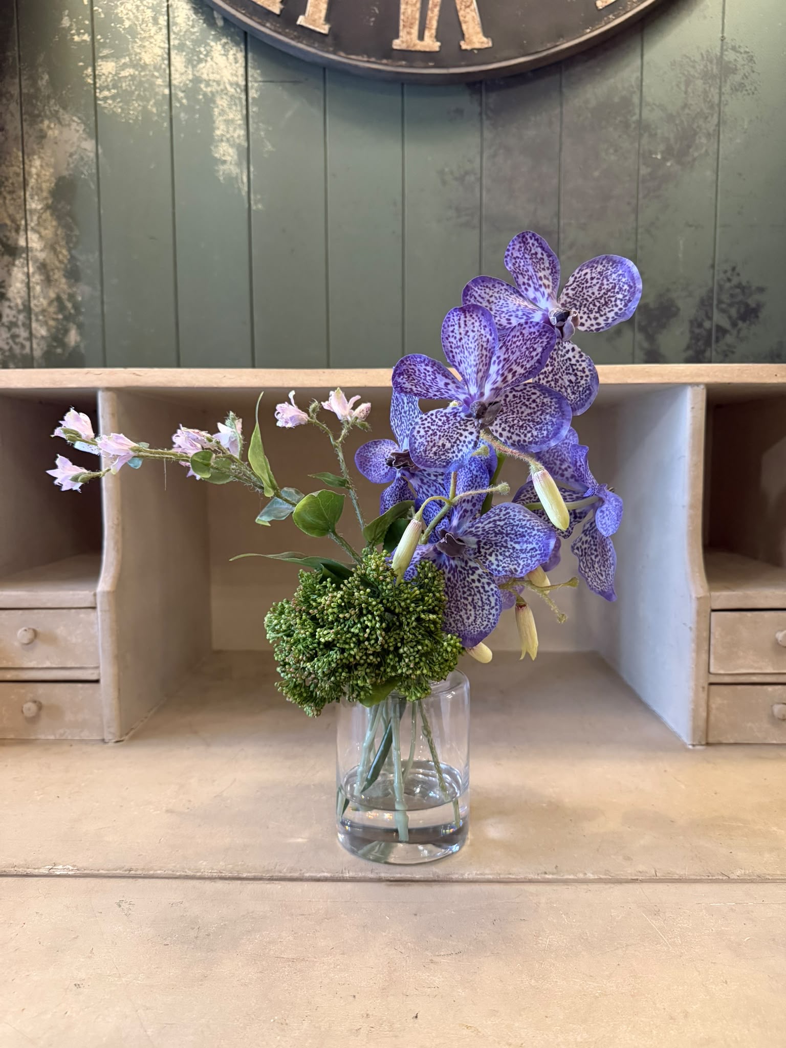 Composizione Mix Fiori Real Touch con Orchidee